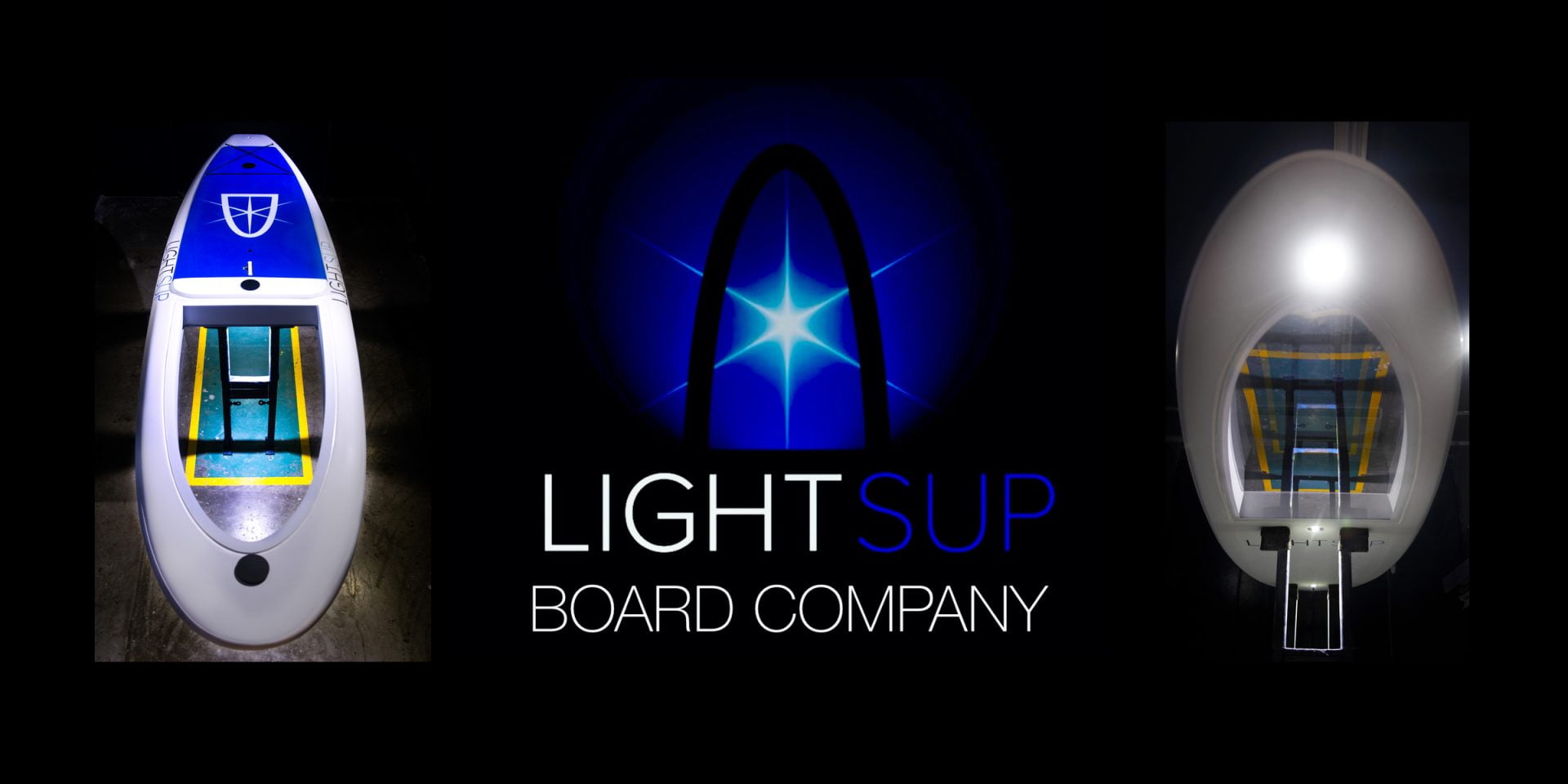 LightSUP NightLight Paddle Board